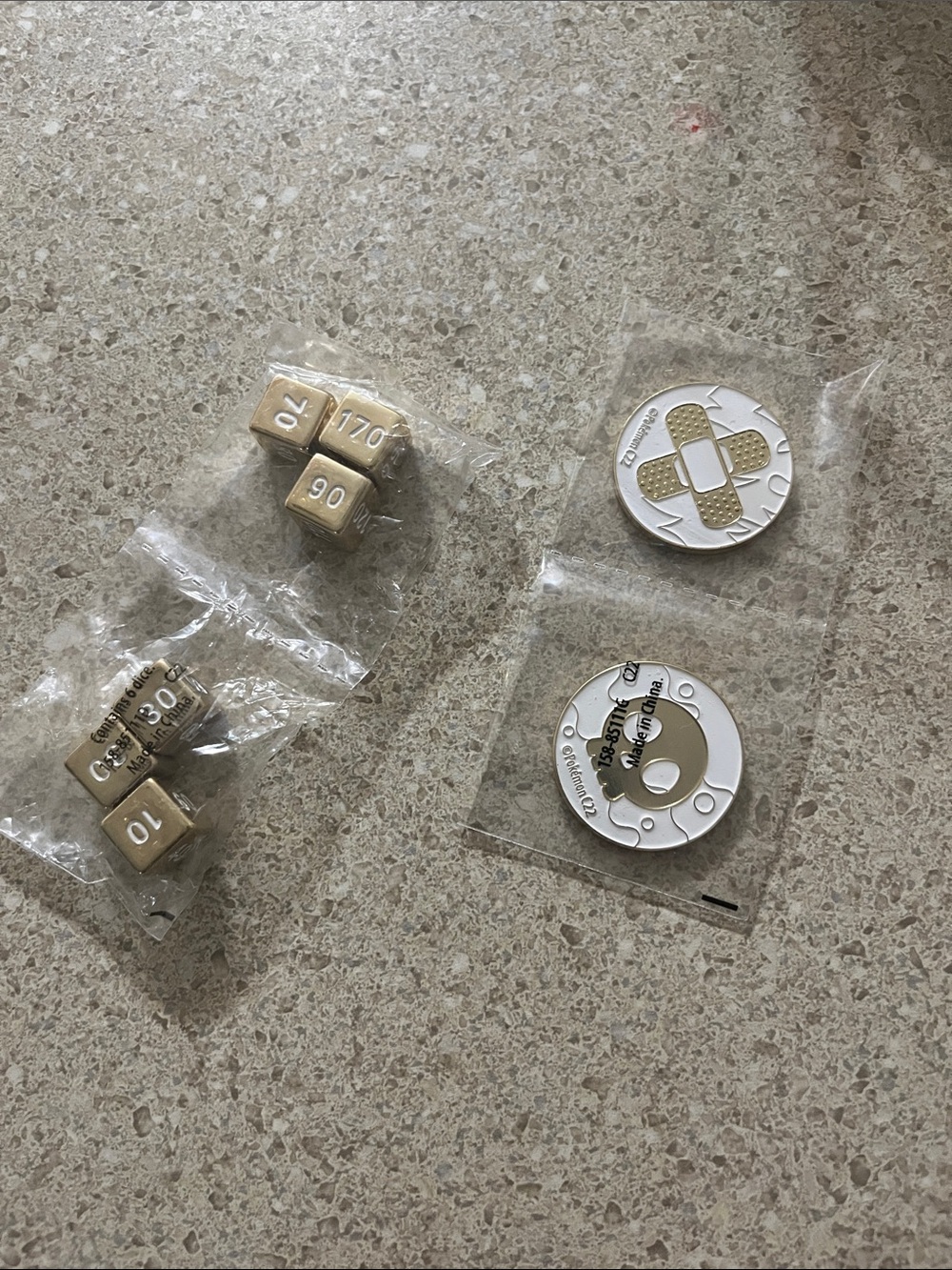 Pokémon Metal Coins & Dice